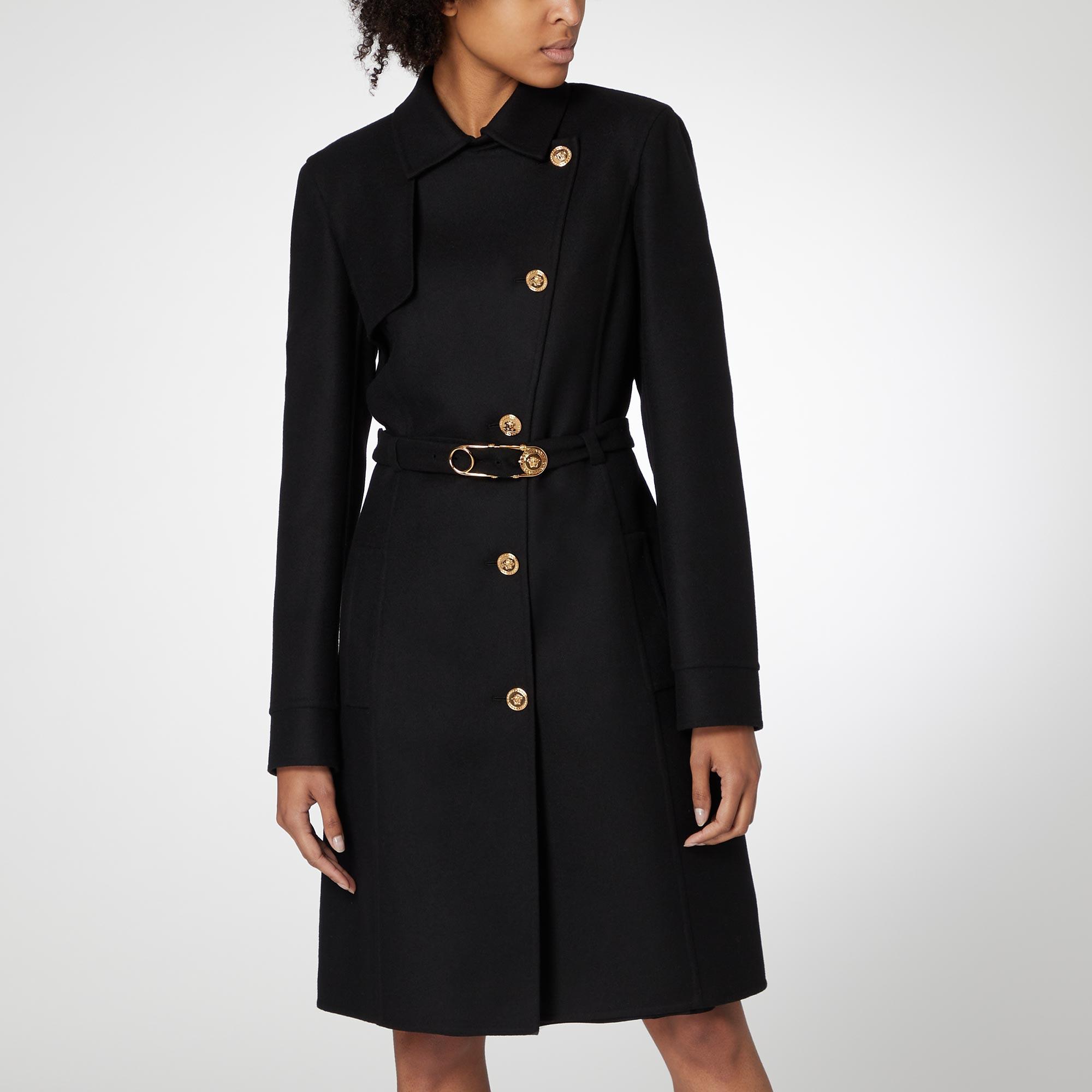 Safety Pin Wool Overcoat
